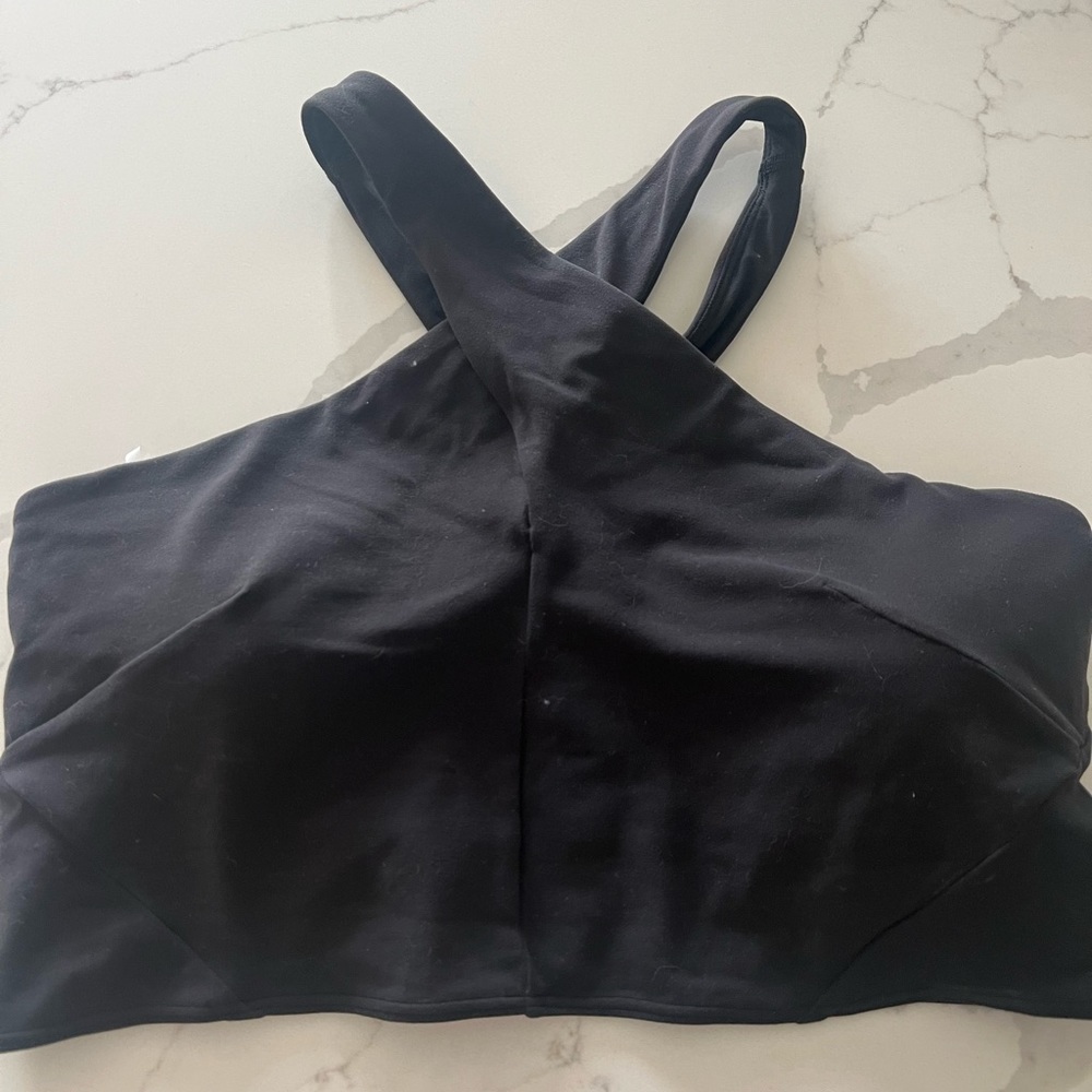 Lululemon Nulu wrap front long-line top
